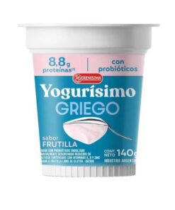 Yogur Yogurísimo Griego Frutilla 140grs